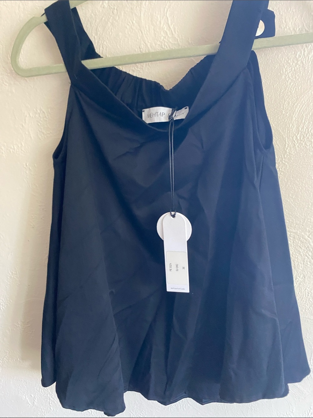 Lightweight Black Swing Tank Top by